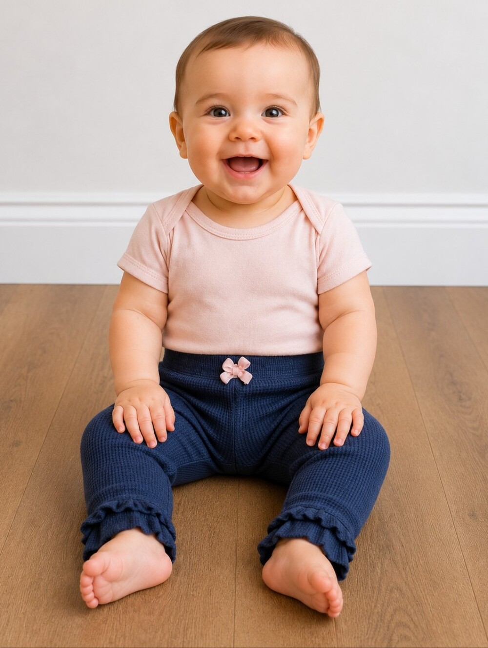 6-9 Months Girls Pants And Onesie